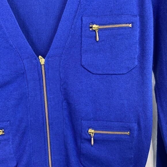 𝅺ANN Taylor Royal Blue Cardigan - Picture 3 of 10